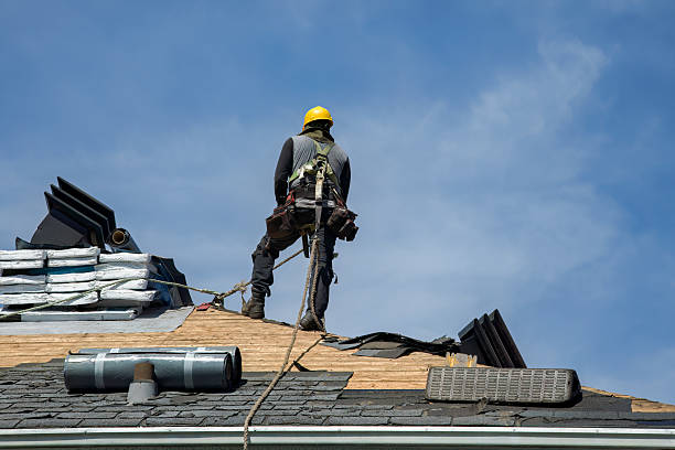 Professional Flat Roof Repair technician working in Chula Vista, TX